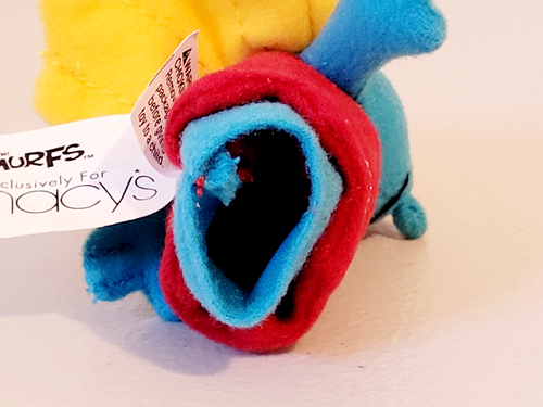 Macy's Smurf's SMURFETTE Finger Puppet Plush 4" - Picture 6 of 6