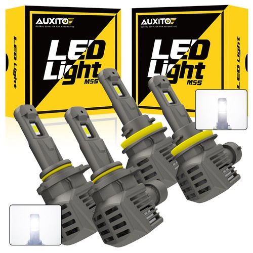 4x 9005+H11 LED Combo Headlight Low High Beam Bulbs Super Kit White Lamps AUXITO - Bild 2 von 10