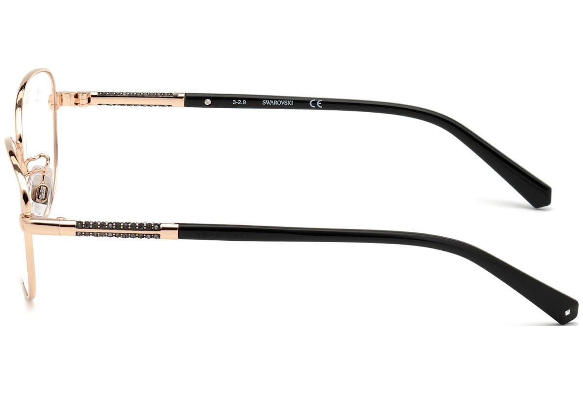 Swarovski SK5386 H Womens Metal Eyeglass Frame 030 Shiny Deep Gold 54-16 Amazon.com: Swarovski SK1025 Prescription Eyewear Frames  main image 4