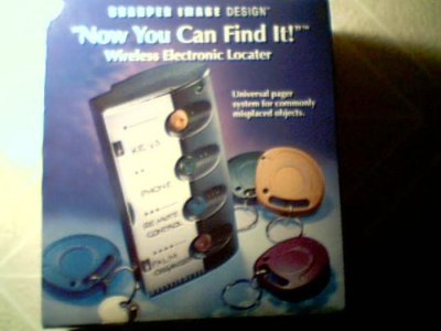 Sharper Image Now You Can Find it  Key, Wireless Electronic Locator SI667  # 756