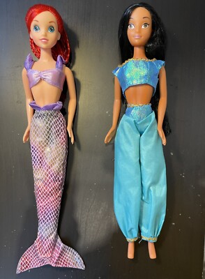 Barbie Puppen Set - Disney Prinzessin - Arielle & Jasmine - Simba Toys