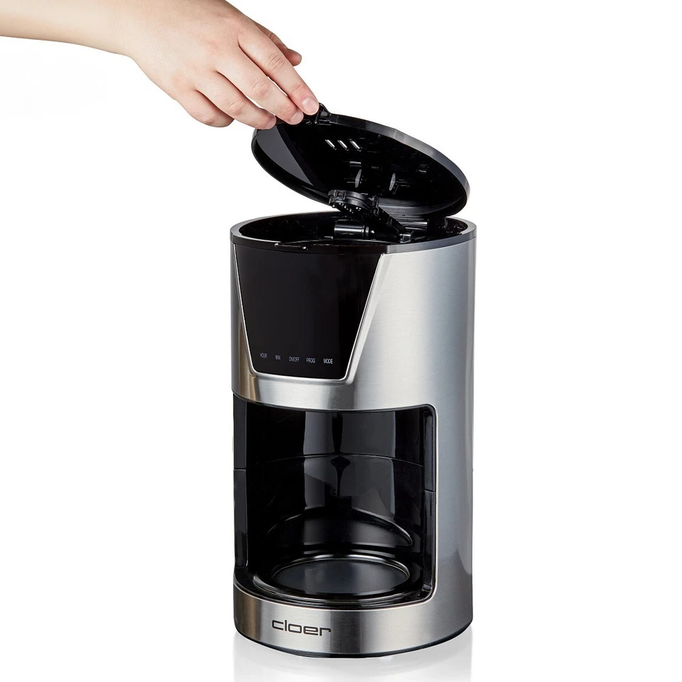 Cloer 5258 Filterkaffeemaschine für 10 Tassen, Thermoskanne, LCD-Display, Timer - Bild 4 von 4