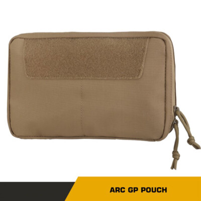 Tactical Horizontal ARC GP Pouch MOLLE Plate Carrier Front IFAK Storage Bag