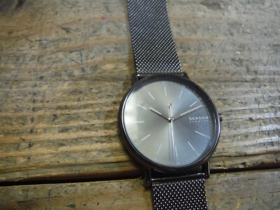 SKAGEN SKW6577 SIGNATUR 三針 グレー メッシュウォッチ SIGNATUR LILLE 二針 グレーストーン LiteHide™レザーウォッチ