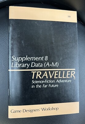Traveller RPG - Supplement 8 - Library Data (A-M) - GDW 320