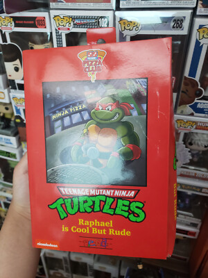 Teenage Mutant Ninja Turtles NECA Raphael VHS 7-Inch Scale Action Figure***