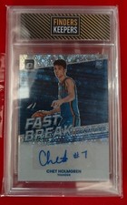 2022-23 Panini Donruss Optic Basketball Chet Holmgren RC Fast Break Signatures