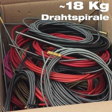 DRAHTSPIRALE FÜHRUNGSSPIRALE FÜR SCHWEIßGERÄT ca. 18KG DEFEKT