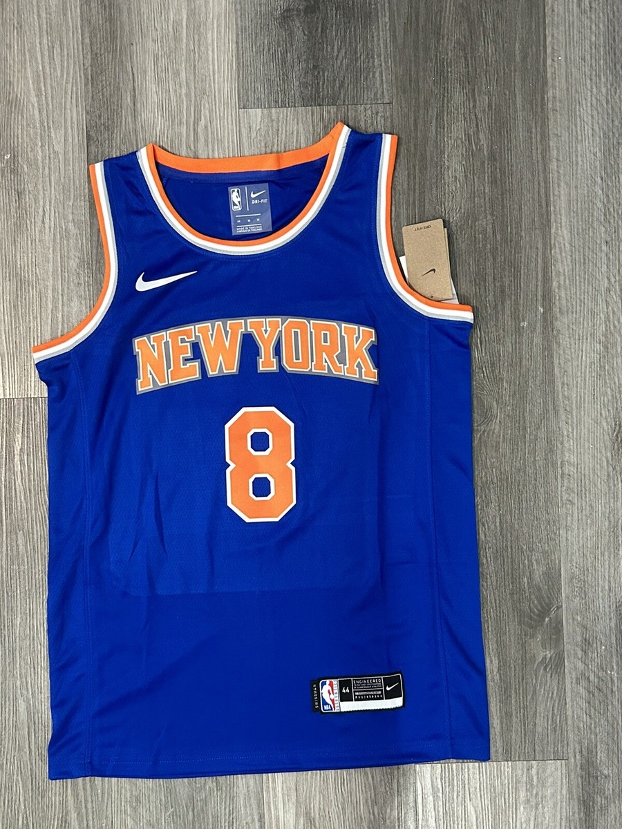 OG Anunoby Jersey New York Knicks Blue #8 Medium Men's Blue OG Anunoby Jersey New York Knicks Blue #8 Medium Men's Blue