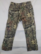 Mossy Oak Jeans Mens 32x32 Breakup Infinity 5 Pockets Jeans Hunting 100 Cotton