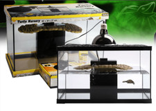 Turtle Nursery Kit 60x30x37cm, with UVB Lamp, Ramp & Filter - Terrapin Tank