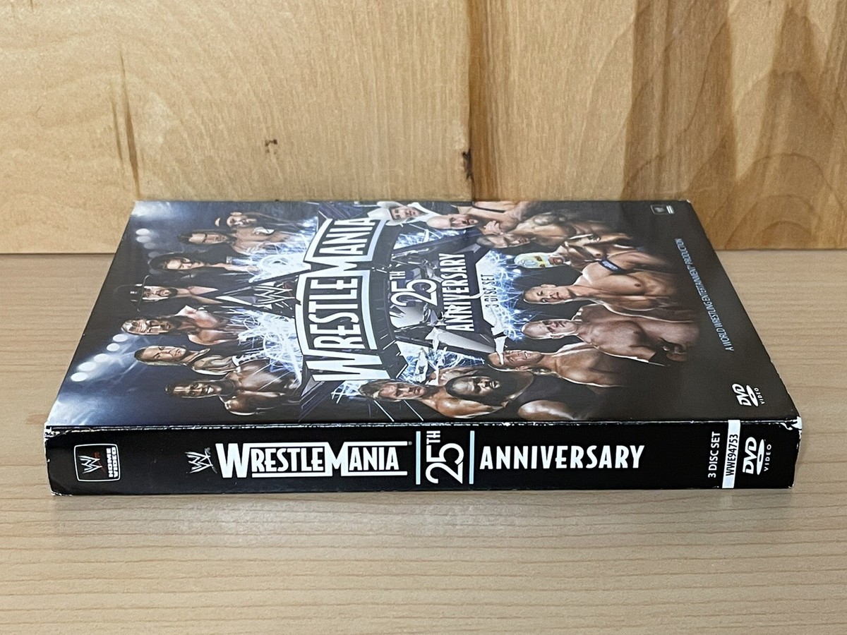 WWE WrestleMania 25th Anniversary (DVD 3 Disc Set