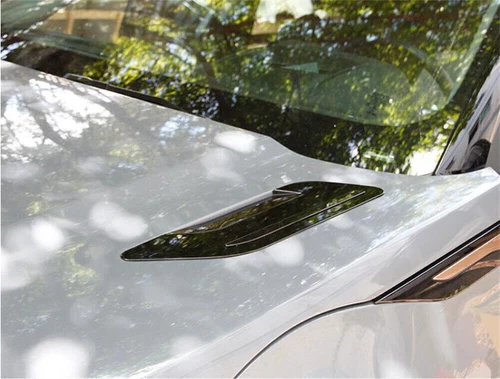 Black Hood Engine Air Vent Base Cover For Land Rover Range Rover Evoque 2020-23 - Picture 6 of 16