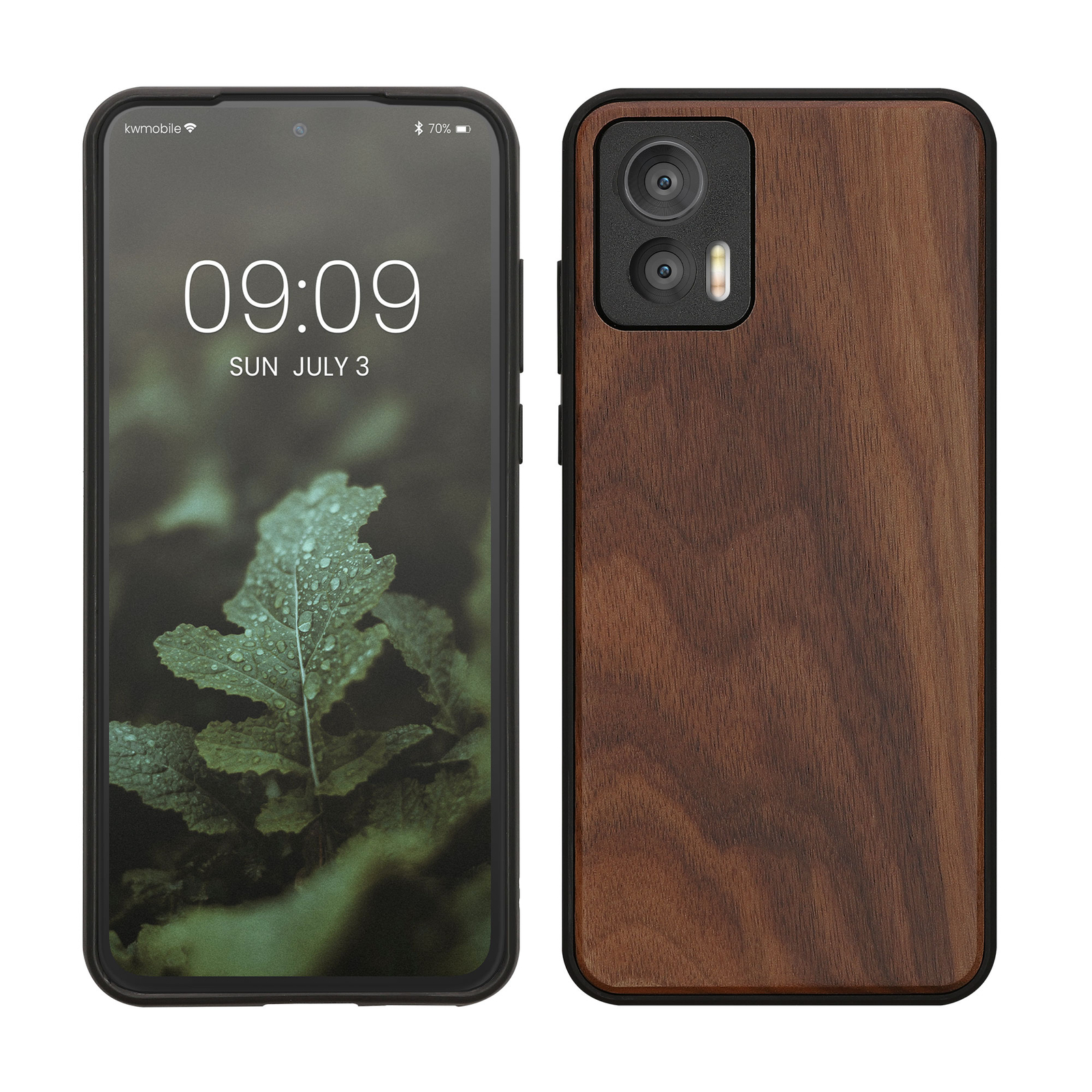 Чехол для ноутбука Motorola Edge 30 Neo Hardcase TPU Бампер Walnussholz Hülle