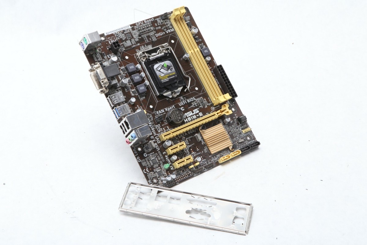 ASUS H81M-E MicroATX DDR3 SATA 6 Gb/s Motherboard w/ Shield E41 | eBay