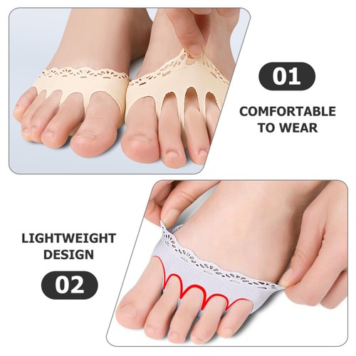 2 Pairs Half Socks Sweat Absorption Half Socks High Heel Invisible Socks - Bild 5 von 12