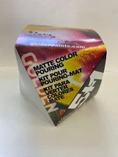 golden paints matte color pouring set 5 colors + medium