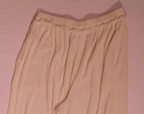 FREE PEOPLE INTIMATELY Women's Cream Soft Ribbed Pant Sz M - Picture 5 of 6