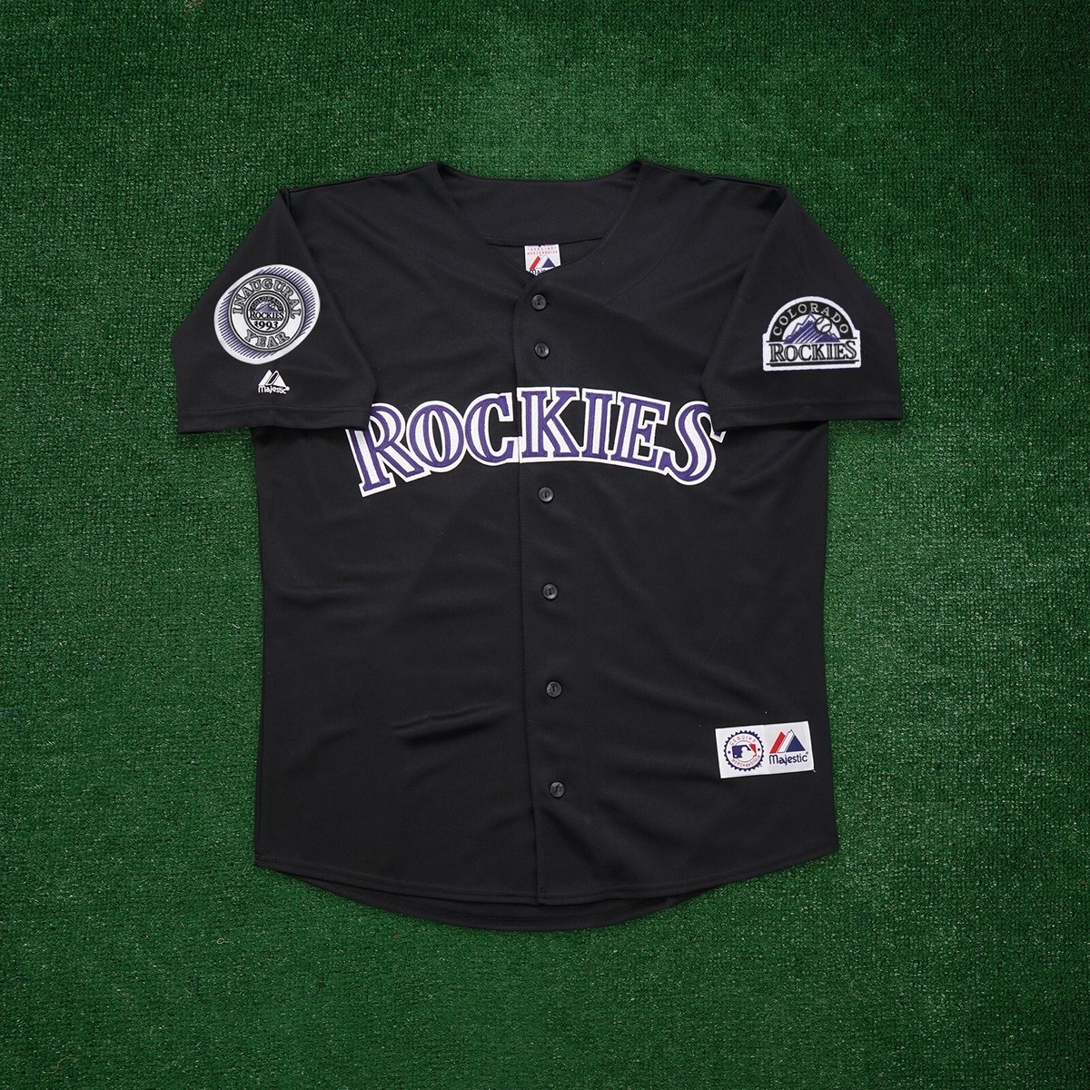 Rockies Baseball Black Colorado Rockies Jersey 90