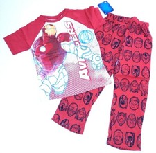 Marvel Avengers Iron Man Boys 2 Piece Shirt and Pants Set Size 8