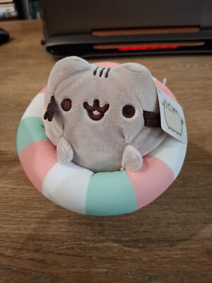 Pusheen in Pool Float 5'' Plush - RARE EXCLUSIVE 2018 Pusheen Box Sub NWT 