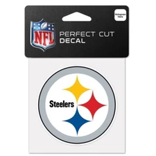 Pittsburgh Steelers Wincraft NFL Perfect Cut Color Decal 4" X 4" Steeler Nation