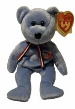 TY Beanie Baby America the Bear The 9/11 Tribute Bear 8"