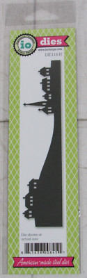Impression Obsession Hill Town Scene, Metal Die Cut DIE118-H