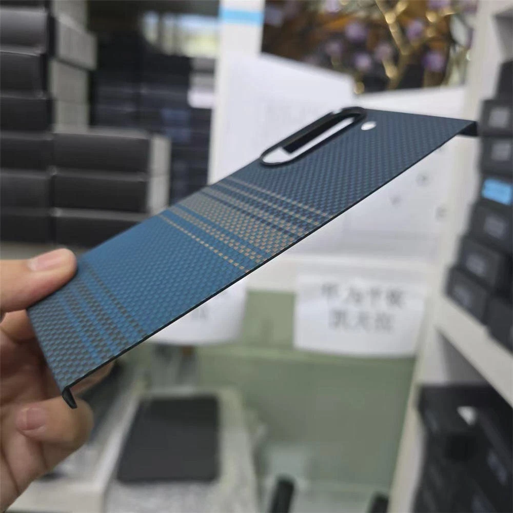 Magnetic Aramid Carbon Fiber Case For Samsung Galaxy Z Fold6 Matte Armor Cover - Picture 8 of 17