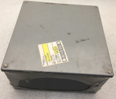 A-1212SC HOFFMAN JUNCTION BOX TYPE 12 SCREW COVER 12''X12''X6'' STEEL GREY