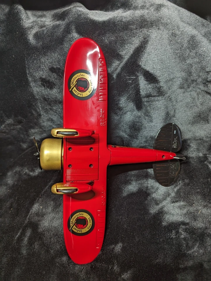 MOTOCICLETAS INDIANAS VINTAGE BANCO DE MOEDAS DE AVIÃO FUNDIDO 2ª SÉRIE POR SPEC CAST - Imagem 4 de 4