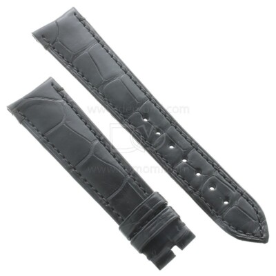 Zenith Uhrenarmband Alligator Schwarz Matt 20/16 Mm. Elite, Ultra Thin, Captn ,