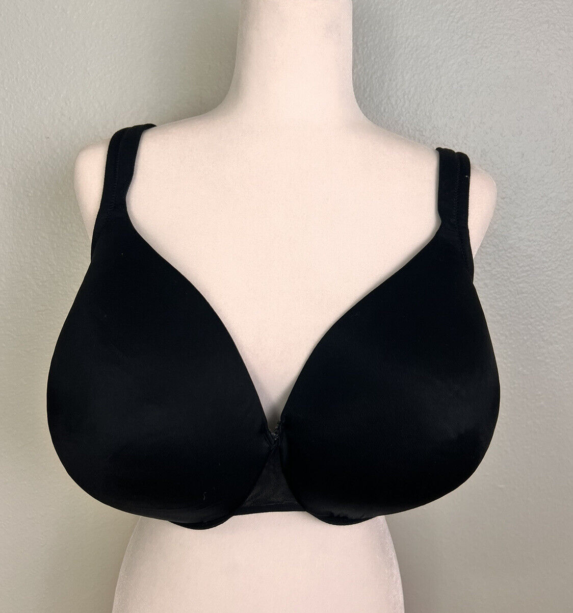 Cacique Black Molded Cup Plus Size Bra 50D Underw… - image 1