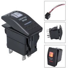 Lighted Whip Switch Rocker AMBER ORANGE For Can Am Maverick Commander Defender