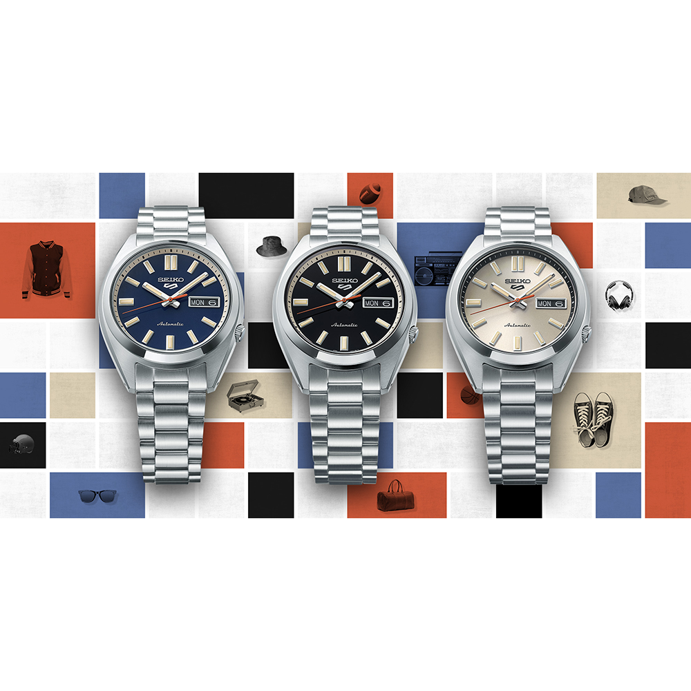 SEIKO 5 Sports SBSA253 SNXS series Mechanical Automatic Watch Navy