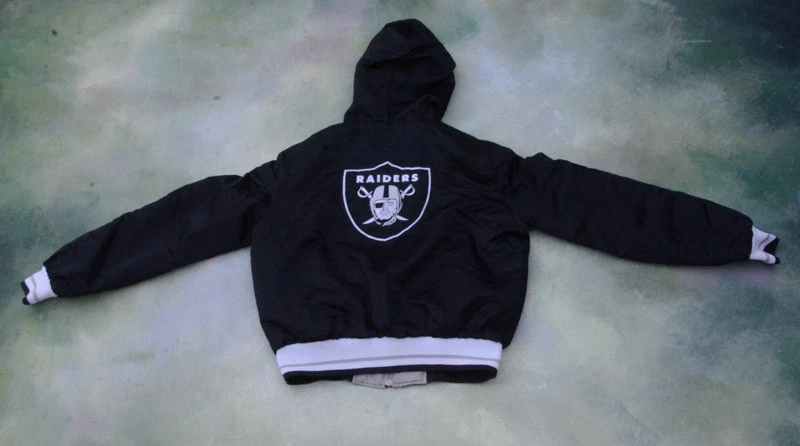 Винтажная куртка NFL Oakland Raiders__см. фотографии для измерения. - Изображение 4 из 4