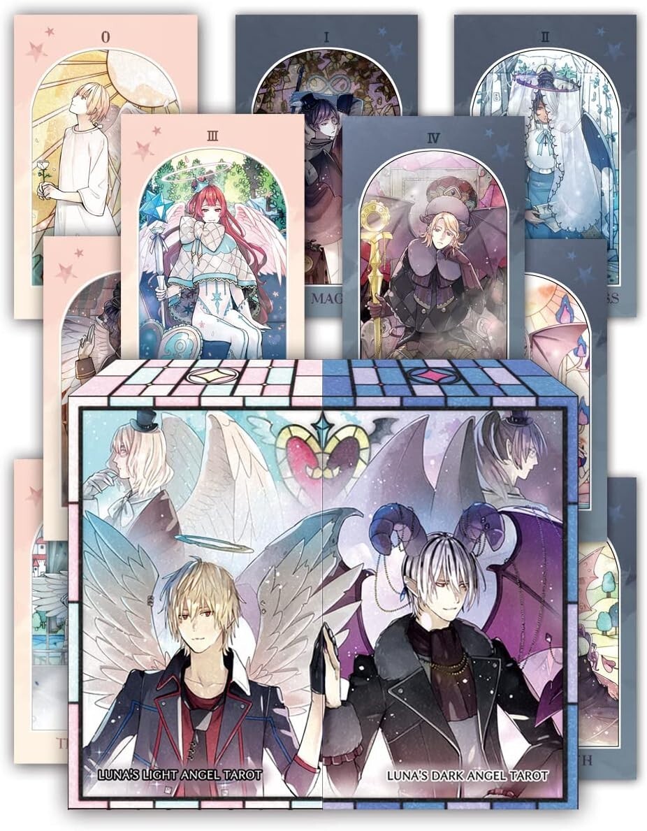 LUNA'S DARK ANGELタロットLIGHT ANGEL タロット正規品 LUNA'S ANGEL Tarot Dark Angel & Light Angel card set LUNA