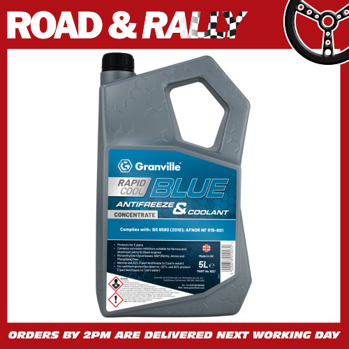 Granville Rapid Cool Concentrated Blue Antifreeze 5 Litre 1027