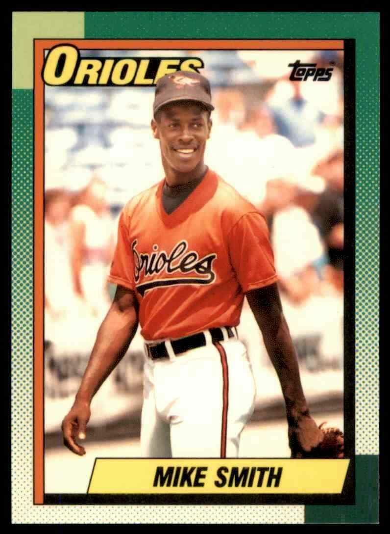 1990 Topps Tiffany Mike Smith RC #249