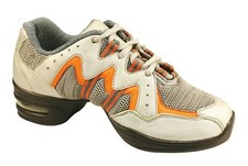 Sansha Helium Adults / Childrens Dance Sneakers Split Sole Silver - UK Supplier