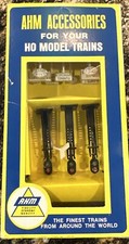 AHM Accessories for Your HO Scale Model Trains Assorted RR Traffic Signs NIB