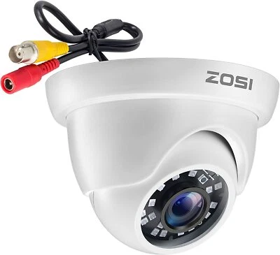 ZOSI 1080P 4-EN-1 Caméra Surveillance Extérieure Vision Nocturne 20m 3,6mm Lens