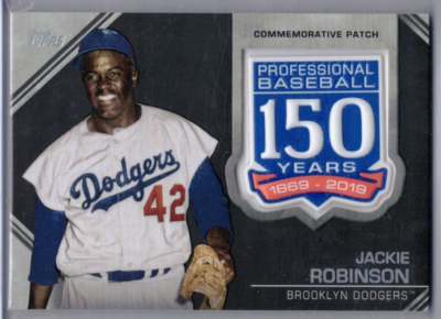 JACKIE ROBINSON 2019 Topps Series 2 150 Years Anniversary Patch