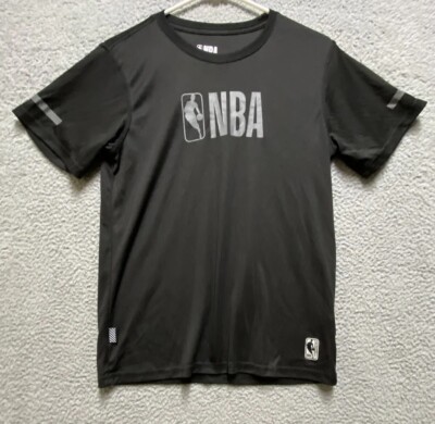 NBA Basketball T Shirt Boys Extra Large 18/20 Gray Short Sleeve Tee Logo