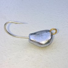 6 TOG JIGS No Collar Sparkie Blackfish Jig Heads UNPAINTED Tautog 1/2oz to 3oz