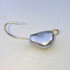 6 TOG JIGS No Collar Sparkie Blackfish Jig Heads UNPAINTED Tautog 1/2oz to 3oz