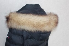Pelz Kapuzenfell Pelzkragen Pelz Echtfell Raccoon Fell Kapuze für Jacke, Mantel 