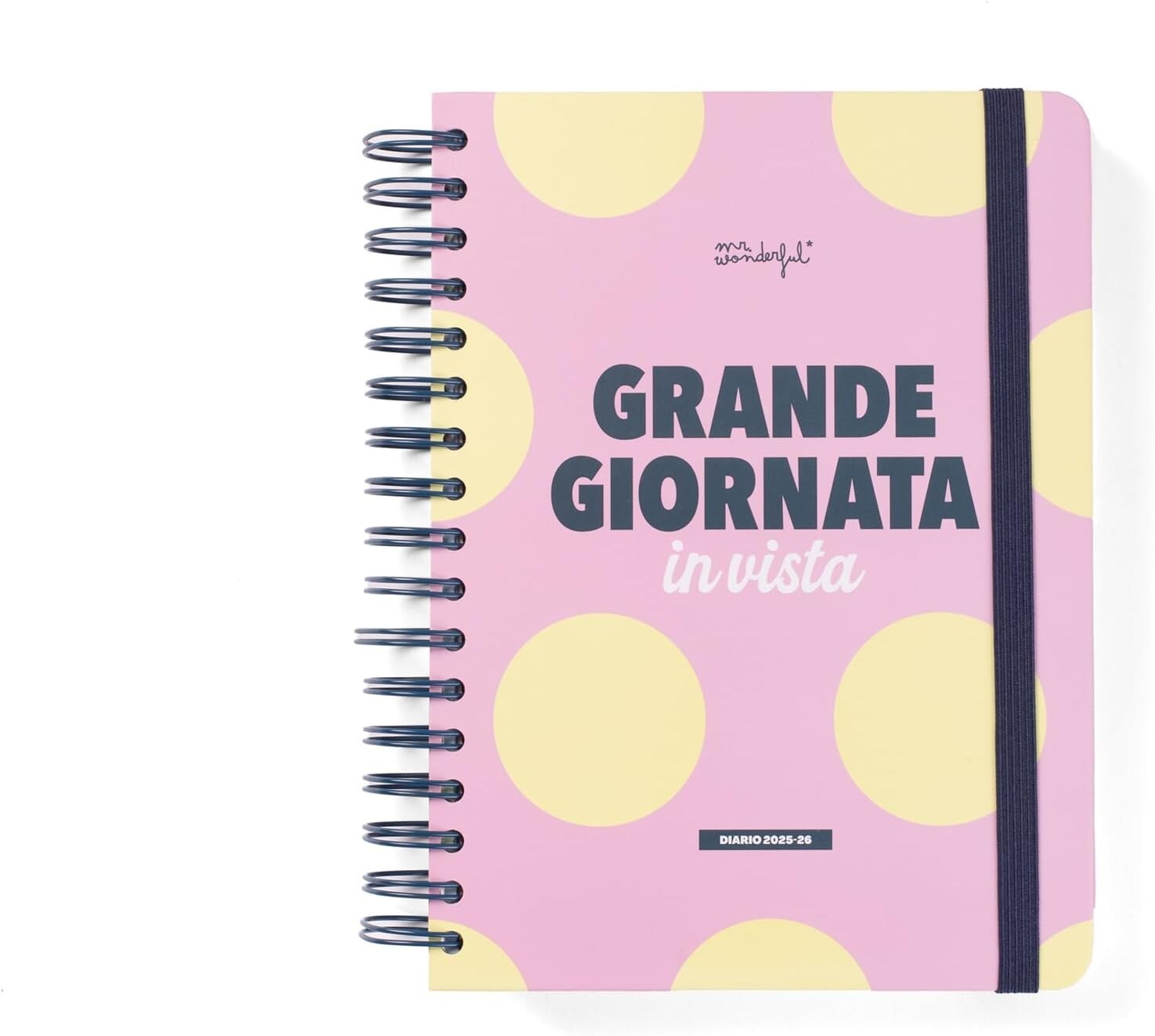 Diario Piccolo Agenda Scuola 2026 Mr. Wonderful 12 Mesi Datato Copertina Rigida