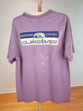 VINTAGE 90' QUIKSILVER SURF SURFING BOARDING COMPANY MEXICO T-SHIRT SZ XLARGE