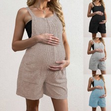 Women Overalls Maternity Playsuits Rompers Pants Jumpsuit Pregnancy Dungarees